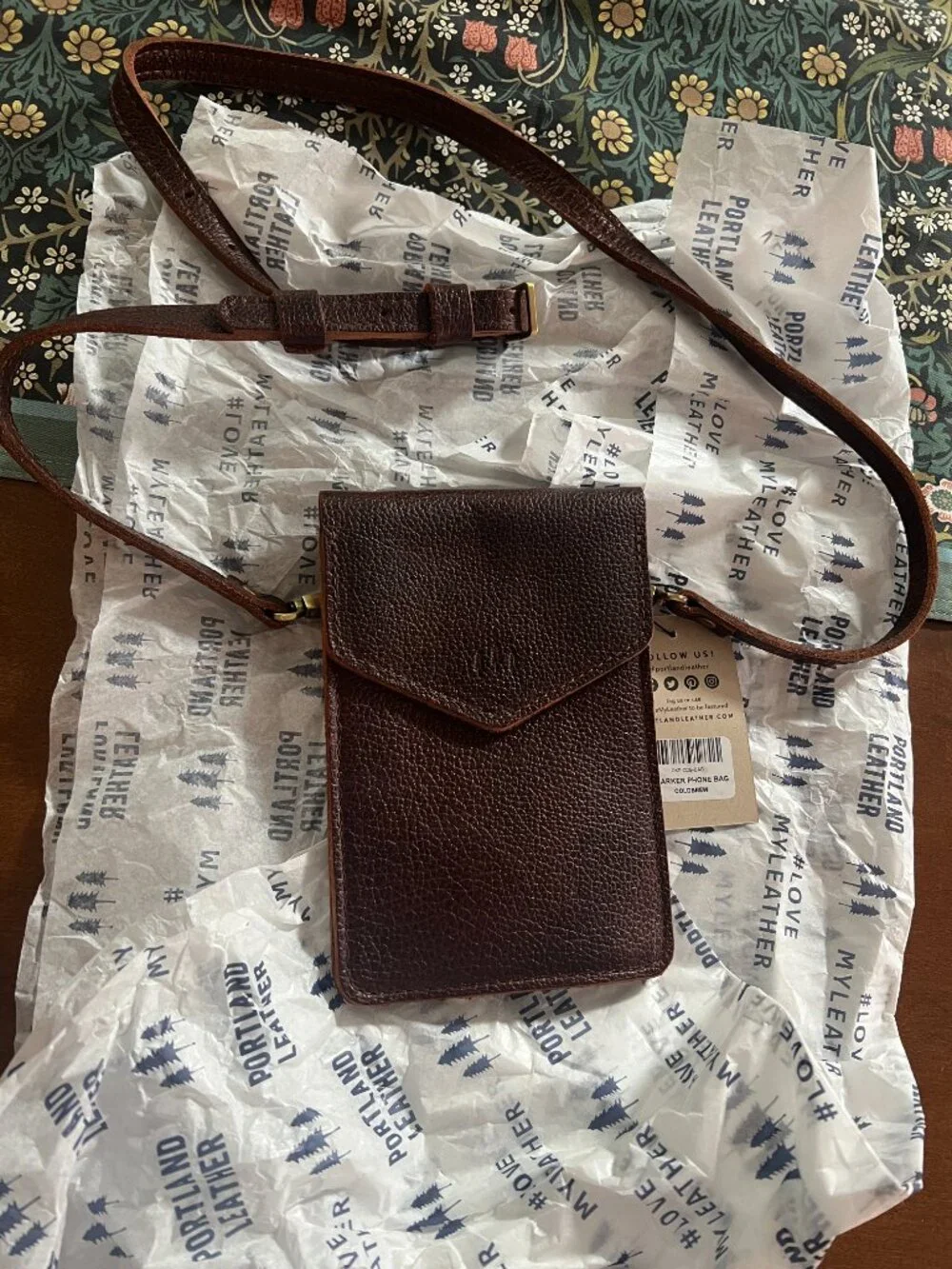 Portland Leather Goods | Parker Phone Bag | New with tags